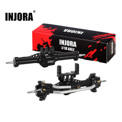 INJORA +4mm Aluminum Axles for 1/18 TRX4M