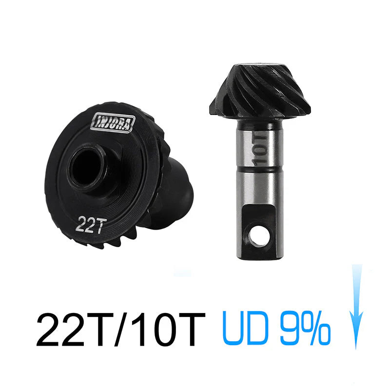 INJORA Overdrive Underdrive Alloy Steel Helical Gears for 1/18 TRX4M INJORA