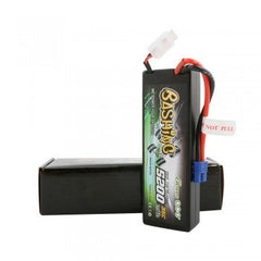Gens Ace G-Tech Bashing Series 5200mAh 7.4V 2S1P 35C Car Lipo Battery Pack Hardcase 24# With EC3 Plug GensTattu