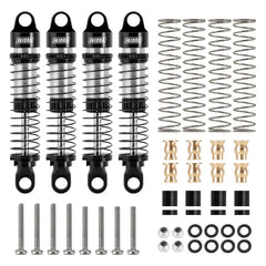INJORA 53mm Threaded Oil Shocks for 1/18 Redcat Ascent-18 HPI Venture18 INJORA