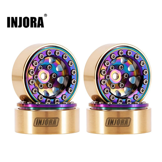 INJORA Brass 1.0" Wheels Offset -3.75mm for 1/18 1/24 RC Crawlers (W1015) INJORA