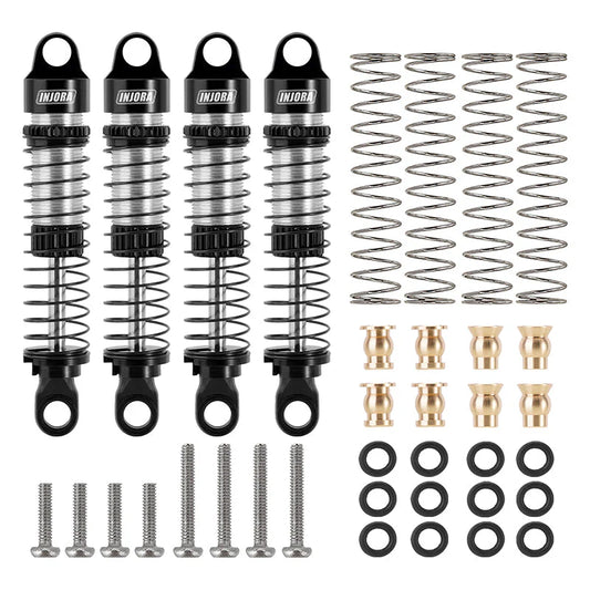INJORA 53mm Aluminum Threaded Oil Shocks for 1/18 TRX4M (4M-24)