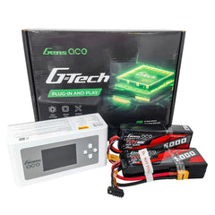 Gens ace 5000mAh 3S 60C Lipo ×2 + iMars D300 Charger [Combo] GensTattu
