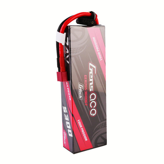 Gens Ace G-Tech 5300mAh 2s 7.4V 60C HardCase Lipo Battery Pack 21# With Deans Plug (GEA2S5360DGT)
