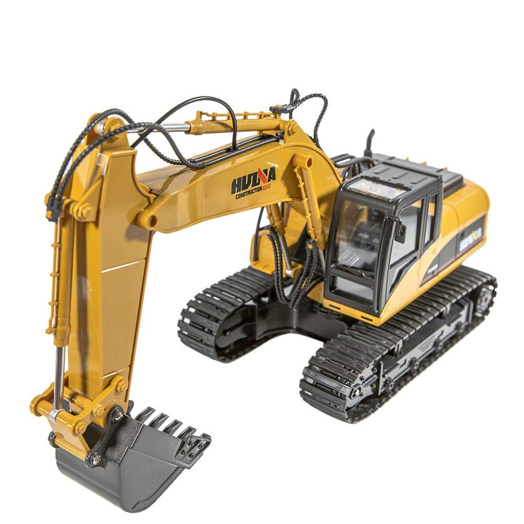 IMEX HUINA 1594 RC Excavators Professional Digger Construction Vehicle (Yellow) (HUN11594)