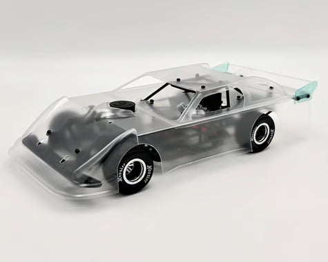 1RC Racing Late Model 2.0 1/18 Brushless RTR 2WD Oval Racer (Clear) w/2.4GHz Radio, Battery & Charger Amain Hobbies