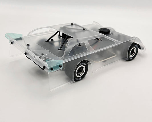 1RC Racing Late Model 2.0 1/18 Brushless RTR 2WD Oval Racer (Clear) w/2.4GHz Radio, Battery & Charger Amain Hobbies