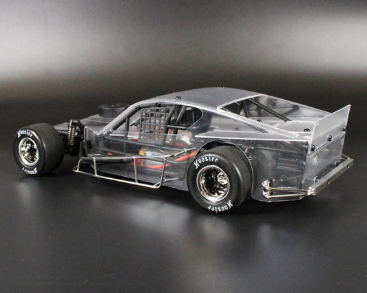 1RC Racing Asphalt Modified 2.0 1/18 Brushless RTR 2WD Oval Racer (Clear) w/2.4GHz Radio, Battery & Charger Amain Hobbies