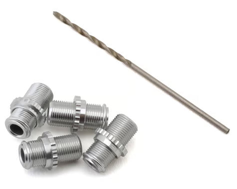 1RC Racing 1/18 Threaded Aluminum Shock Body Set (Blue) (4) Amain Hobbies