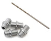 1RC Racing 1/18 Threaded Aluminum Shock Body Set (Blue) (4) Amain Hobbies