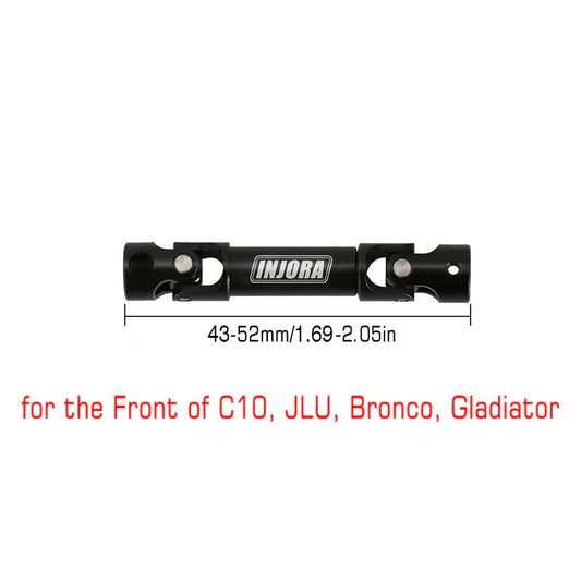 INJORA 1PCS Hardened Steel Center Drive Shaft for SCX24 Mods INJORA