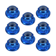 INJORA 8PCS M2 Wheel Lock Nuts Flange Nuts for SCX24 (YQ-WH-18)