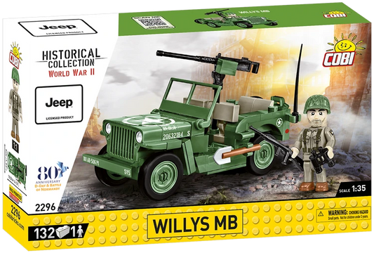 COBI JEEP Willys MB Vehicle : Set #2296 COBI