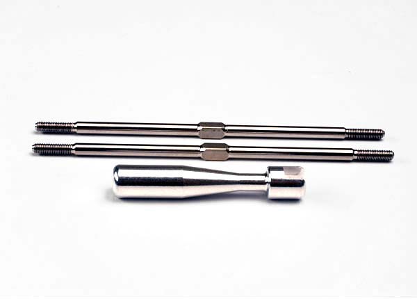 Traxxas: Turnbuckles, Titanium 105mm (2) (2339X) TRAXXAS