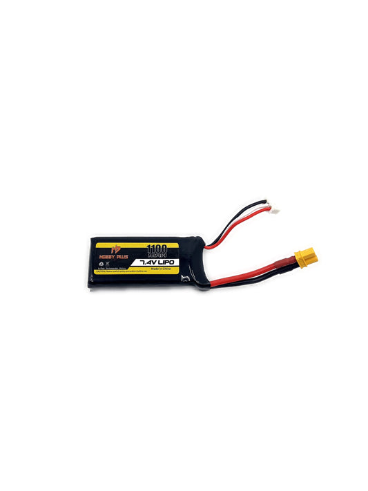HobbyPlus 7.4v 1100MAH Lipo Battery Heli Direct