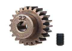 Traxxas Gear, 22-T pinion (48-p) (fits 3mm shaft)/ set screw (2422)