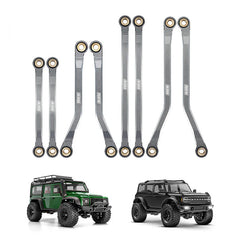 INJORA Aluminum High Clearance Chassis Links Set for 1/18 TRX4M Defender Bronco
