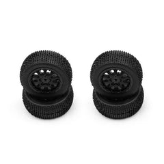 HobbyPlus Speck-SCT Tire Set ( Black ) Heli Direct