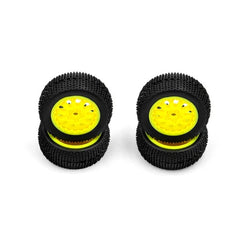 HobbyPlus Speck-SCT Tire Set ( Yellow ) Heli Direct