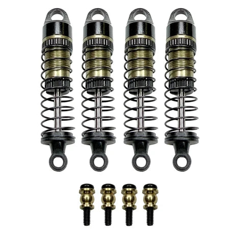 HobbyPlus Aluminum Oil Shock Set - Speck-SCT Heli Direct