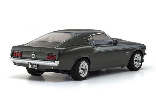 1:10 Scale Radio Controlled Electric Powered 4WD FAZER Mk2 FZ02L Series readyset 1969 Ford Mustang Boss 429 Black Jade 34437T1 Kyosho America