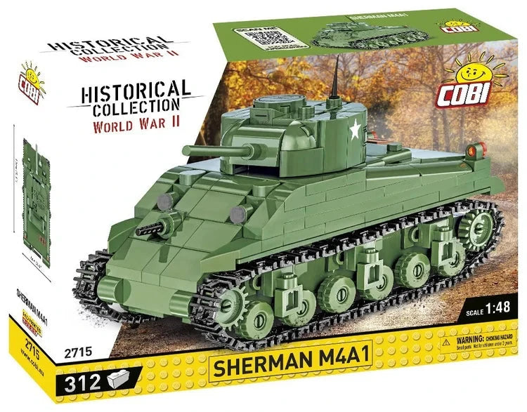 COBI Sherman M4A1 Tank 1:48: Set #2715 COBI