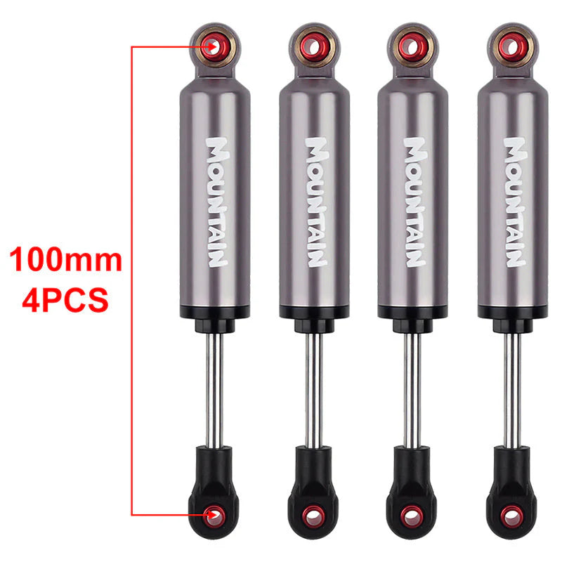 INJORA 2/4pcs Built-in Spring 90-120mm Shock Absorber Damper for 1/10 RC Crawler INJORA