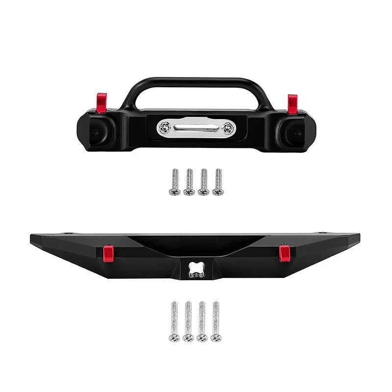 INJORA Aluminum Front Rear Bumper for 1/30 SCX30 JLU INJORA
