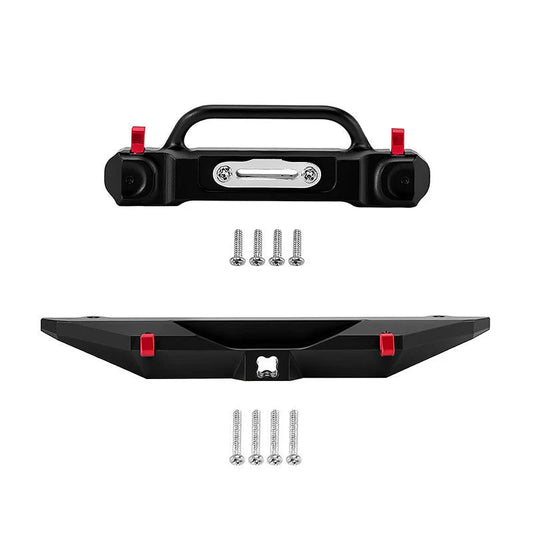 INJORA Aluminum Front Rear Bumper for 1/30 SCX30 JLU INJORA