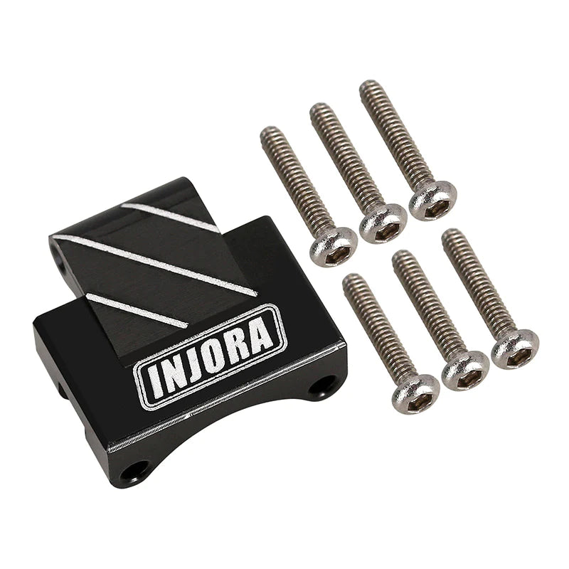 INJORA Rear Axle Truss Upper Link Mount CNC Aluminum Upgrade For Axial SCX24 (SCX24-78BK) INJORA