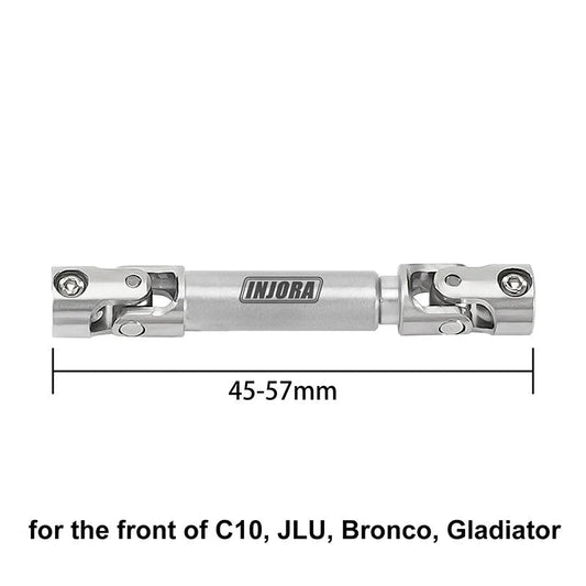 INJORA 1pcs Stainless Steel Drive Shaft with D Shaped Hole for SCX24 AX24 FCX18 FCX24m (Copy) INJORA