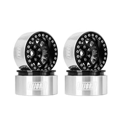 INJORA 1.9" Negative Offset 10.4mm Deep Dish Beadlock Wheel Rim for 1/10 RC Crawler (4) (W1949)