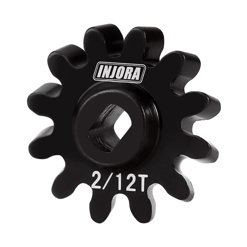 INJORA Overdrive Underdrive Gears For SCX24 AX24 2/12T (Overdrive 33%) INJORA