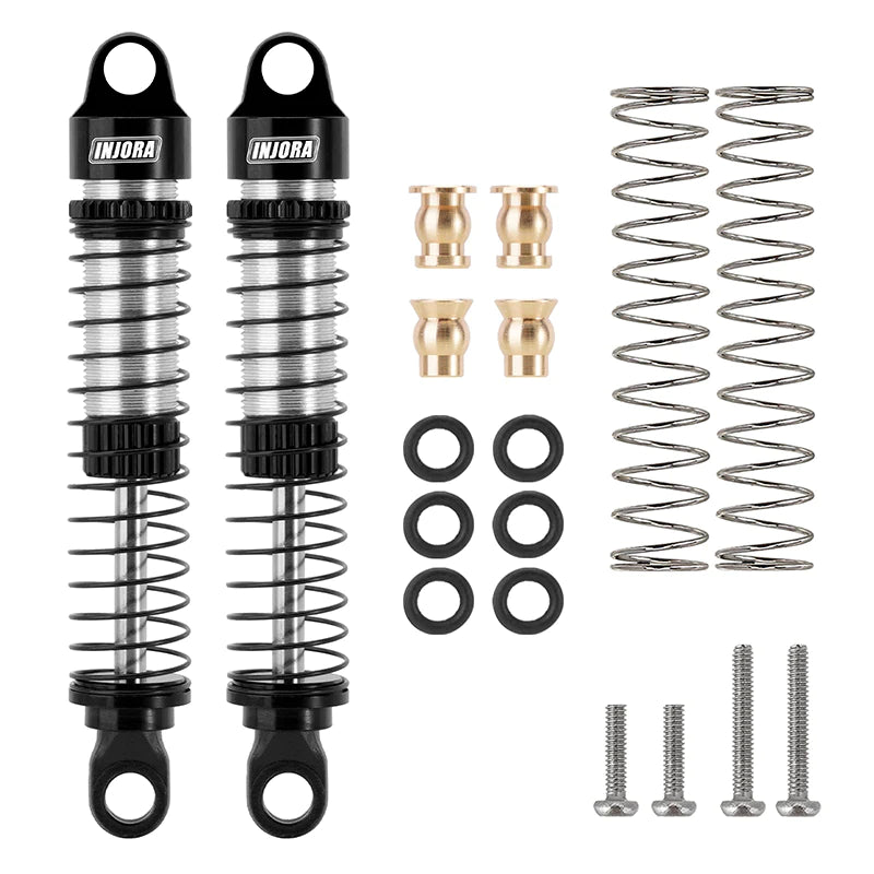 INJORA 59mm Long Threaded Oil Filled Shocks For 1/18 TRX4M (4M-42) INJORA