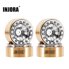 INJORA Brass 1.0" Wheels Offset -3.75mm for 1/18 1/24 RC Crawlers (W1015) INJORA