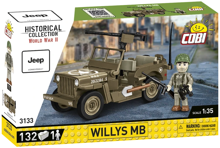 COBI JEEP Willys MB Vehicle : Set #3133 COBI