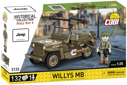 COBI JEEP Willys MB Vehicle : Set #3133 COBI