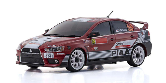 Kyosho  MINI-Z AWD MITSUBISHI LANCER EVOLUTION X MITSUBISHI MOTORS DEALER TEAM PWRC2008 (32632M)