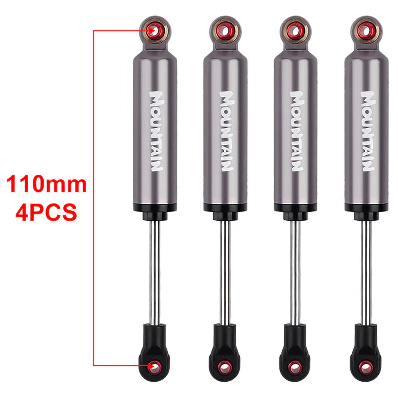 INJORA 2/4pcs Built-in Spring 90-120mm Shock Absorber Damper for 1/10 RC Crawler INJORA
