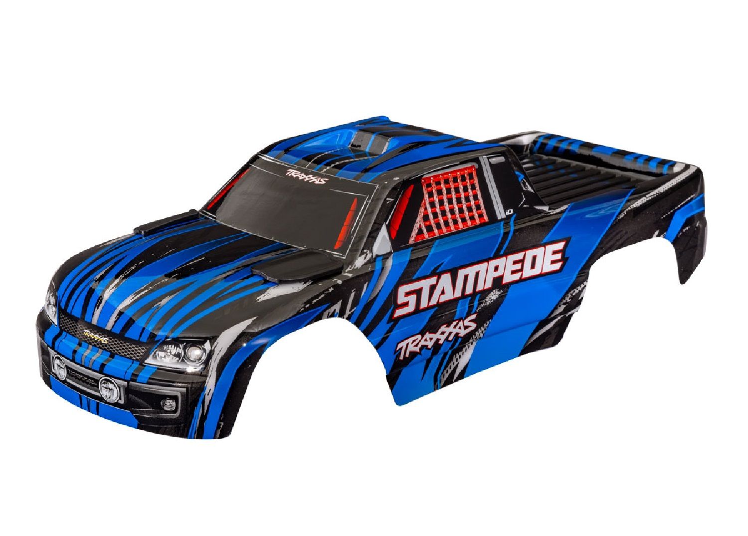 Traxxas Stampede 2WD Blue Clipless Body TRAXXAS