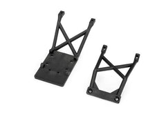 Traxxas Skid plates, front & rear (black) (3623-BLK) TRAXXAS