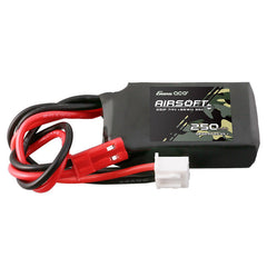 Gens ace 250mAh 2S 35C 7.4V Airsoft Battery with JST Plug GensTattu