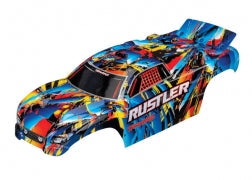 Traxxas Body, Rustler®, Rock n' Roll (painted, decals applied) (3748) TRAXXAS