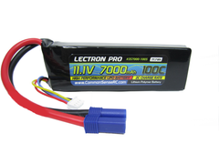Lectron Pro 11.1V 7000mAh 100C Lipo Battery with EC5 Connector #3S7000-1005 Common Sense RC