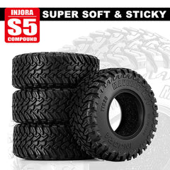 INJORA 1.0" 52*19mm MAVERIX M/T Tires (T1026) (4) INJORA