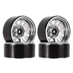 INJORA 1.9" 10-spoke Stamped Steel Wheels for 1/10 RC Crawlers INJORA