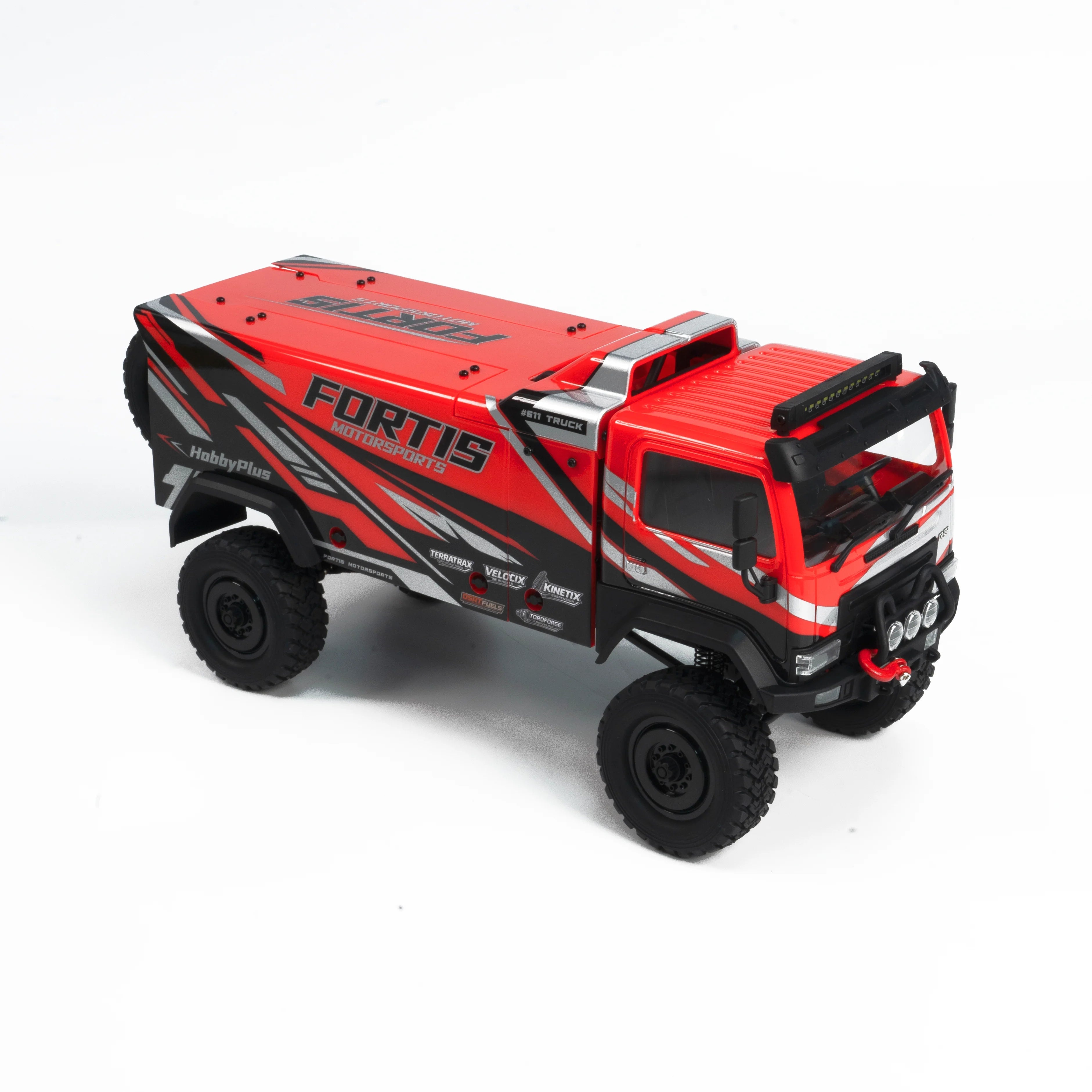 obbyPlus DKR-4 FORTIS 1/18 4WD Rally Raid Truck RTR - Brushed Heli Direct