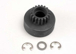 Traxxas Clutch bell (18-tooth)/5x8x0.5mm fiber washer (2)/ 5mm e-clip (requires 5x10x4mm ball bearings part 4609) (4118)