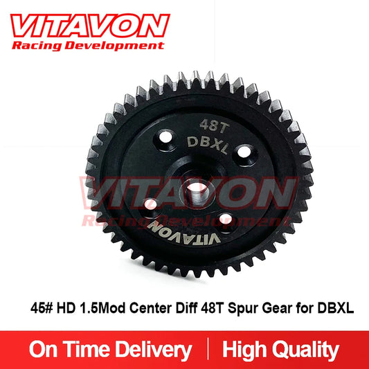 Vitavon DBXL CNC 45# HD 1.5Mod Center Diff 48T Spur Gear (DBXL074)
