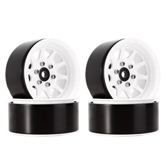 INJORA 1.9" 10-spoke Stamped Steel Wheels for 1/10 RC Crawlers INJORA
